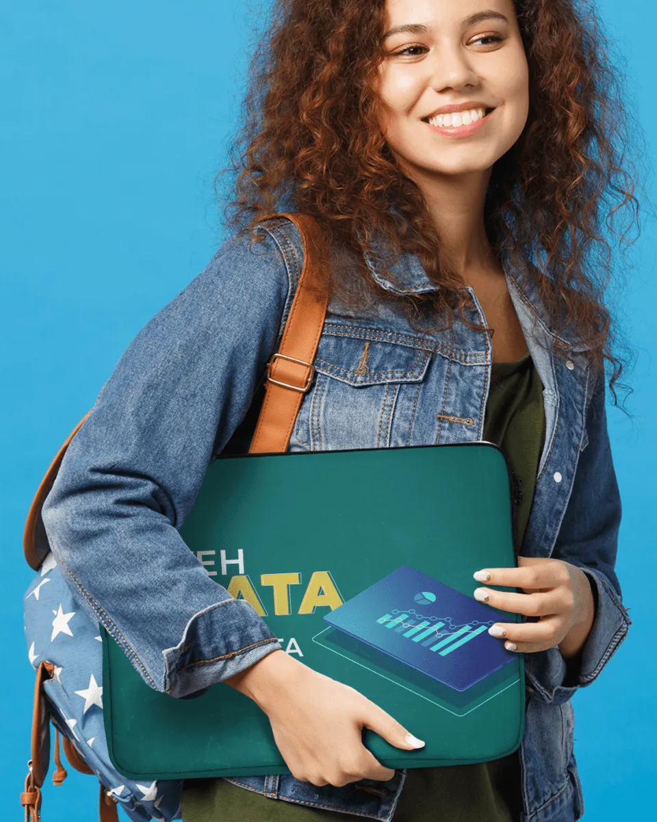 Creative and Cool Laptop Sleeves with Tagline " Yeh Data Kya Kehlata Hai "