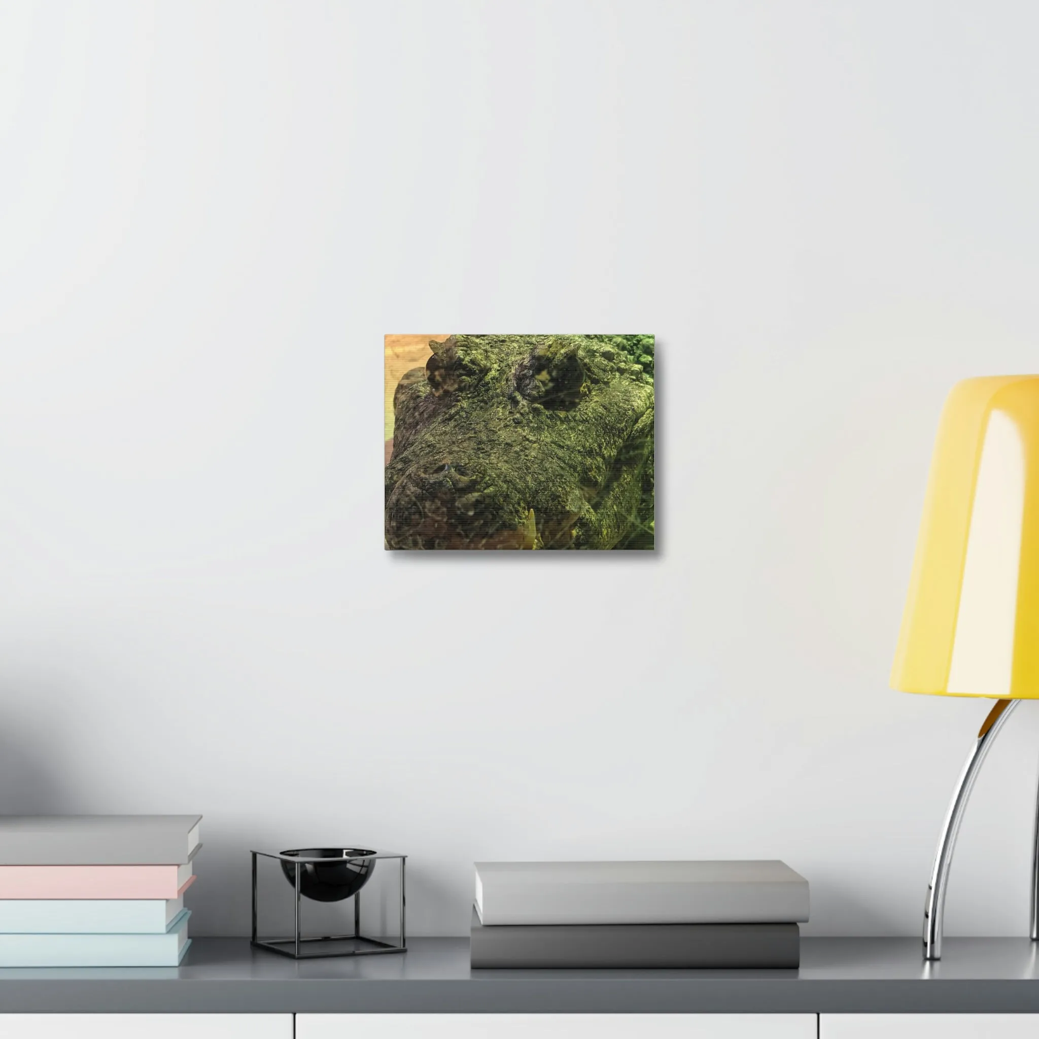 Crocodile Stretched Canvas
