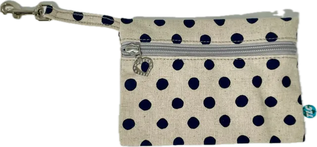 CST- Navy Dots Clear Stadium Tote Bag