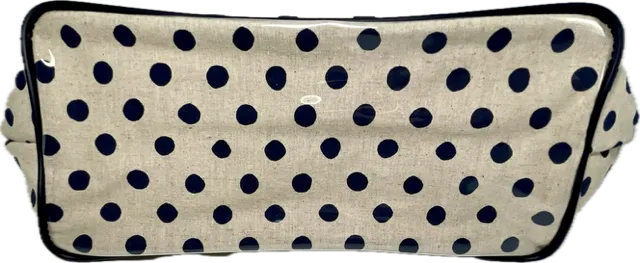 CST- Navy Dots Clear Stadium Tote Bag