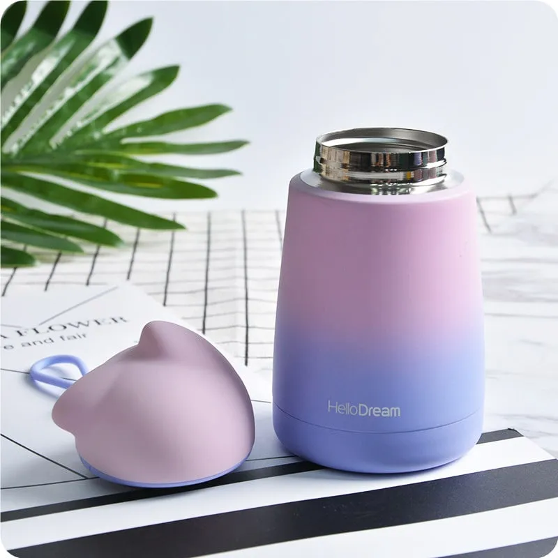Cute Cat Vacuum Flask