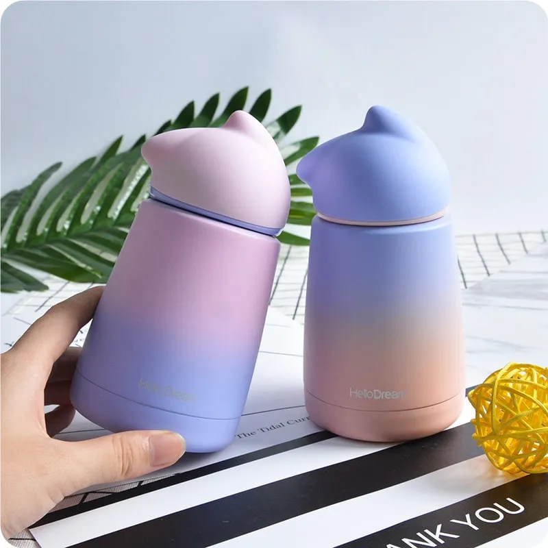 Cute Cat Vacuum Flask