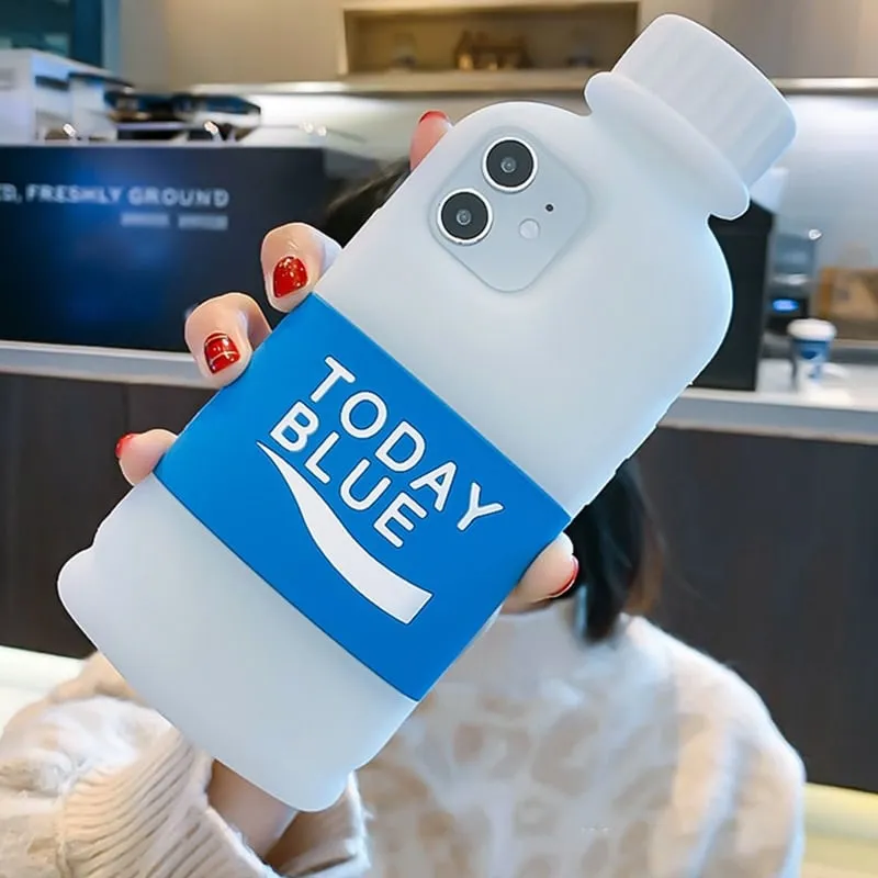 Cute Pink Drink Bottle iPhone Case