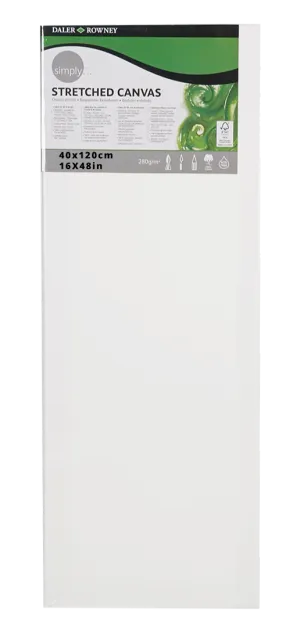 Daler Rowney Simply Stretched Canvas 40*120cm/16*48"