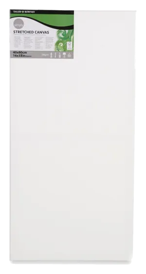 Daler Rowney Simply Stretched Canvas 40*80cm/16*32"