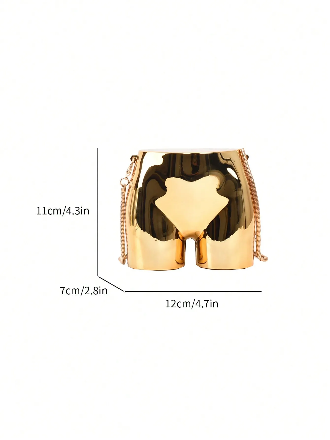 Deirere Shaped Chain Bag