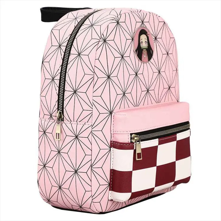 Demon Slayer - Nezuko Metal Badge Mini Backpack