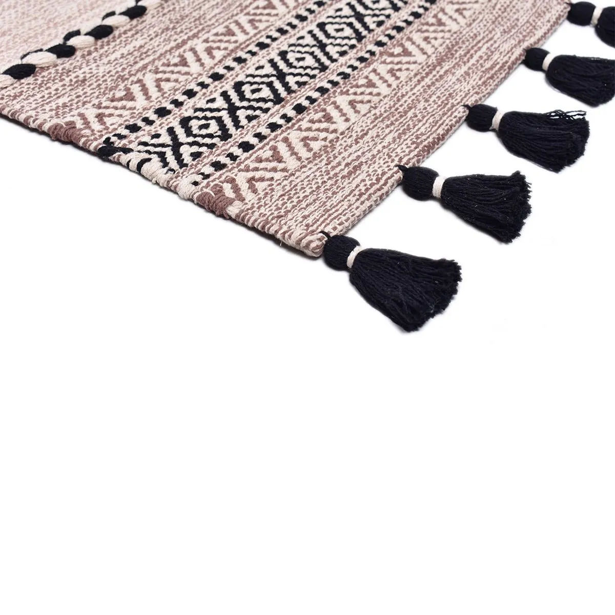 Diamond Woven Cotton Runner