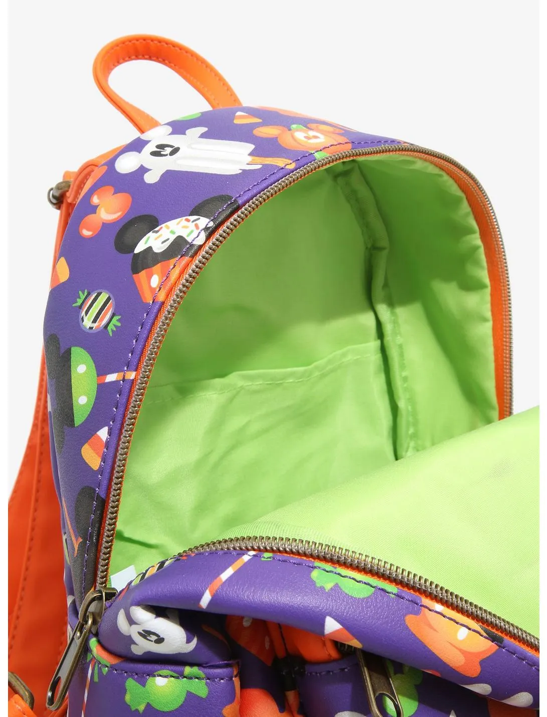Disney Mini Backpack Mickey Mouse Halloween Candy Treats AOP Loungefly