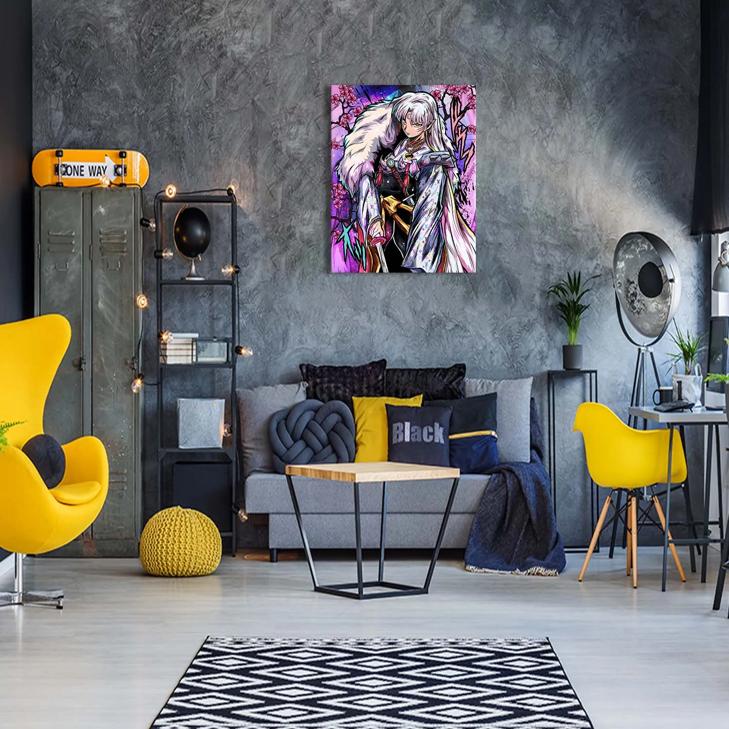Dog Demon Brother Canvas Wall Art