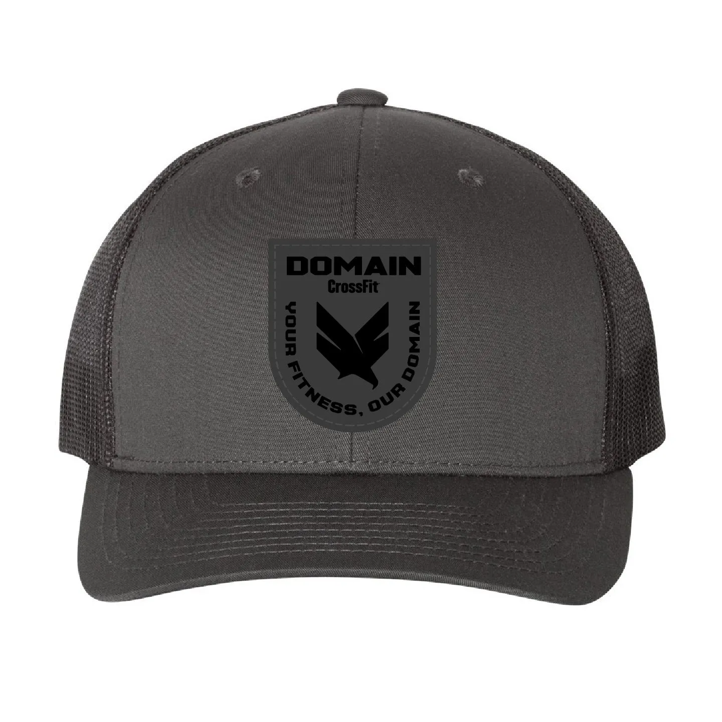 Domain Crossfit Badge Patched Trucker Hat (DCP002-6606)
