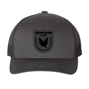 Domain Crossfit Badge Patched Trucker Hat (DCP002-6606)