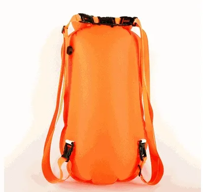 Double Airbag Swimming Buoy Floating Mark Detachable Shoulder Waterproof Backpack