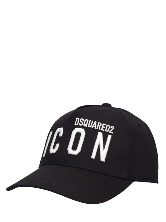 Dsquared2   Cotton gabardine baseball cap w/ logo 