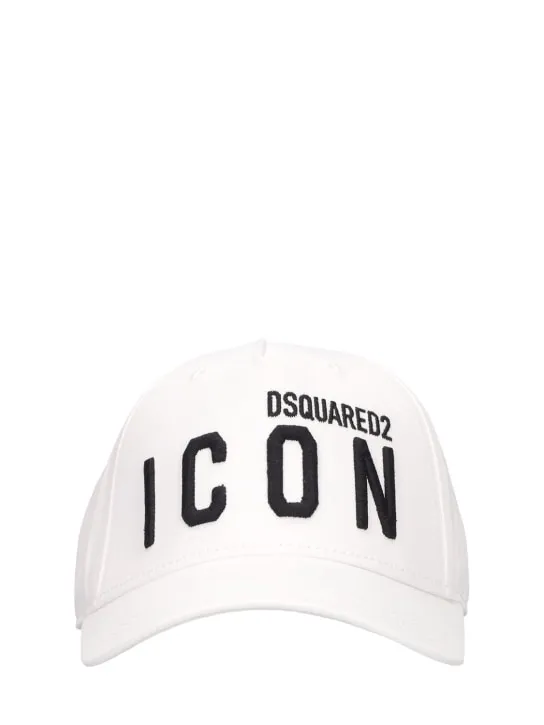 Dsquared2   Cotton gabardine baseball cap w/ logo 