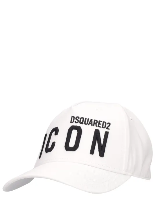 Dsquared2   Cotton gabardine baseball cap w/ logo 
