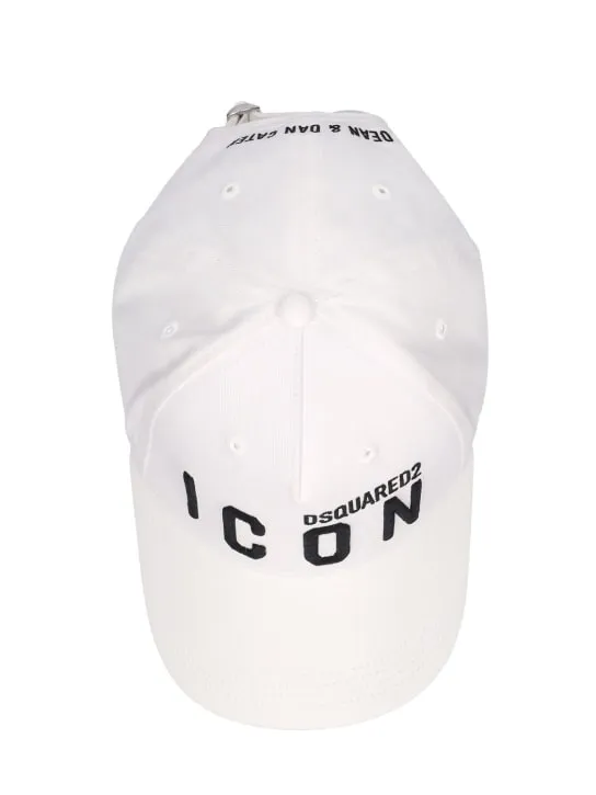Dsquared2   Cotton gabardine baseball cap w/ logo 