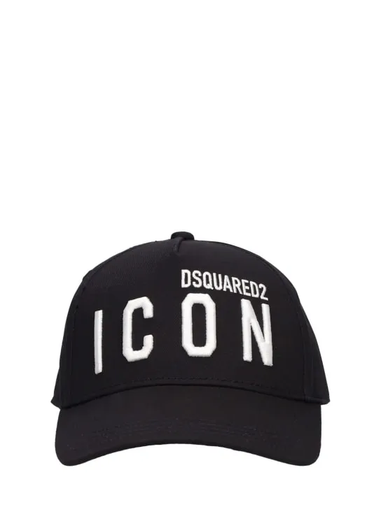 Dsquared2   Cotton gabardine baseball cap w/ logo 