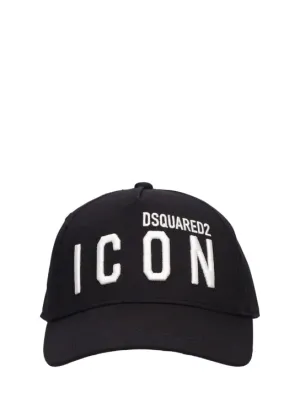 Dsquared2   Cotton gabardine baseball cap w/ logo 