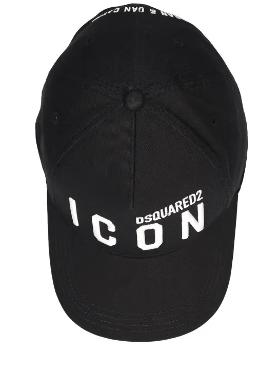 Dsquared2   Cotton gabardine baseball cap w/ logo 