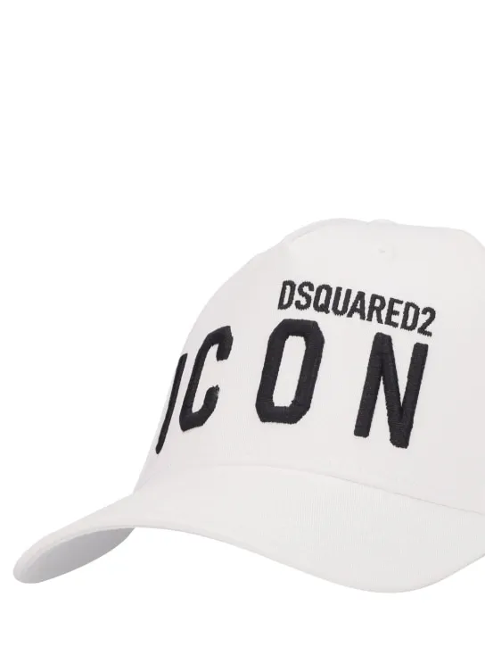 Dsquared2   Cotton gabardine baseball cap w/ logo 