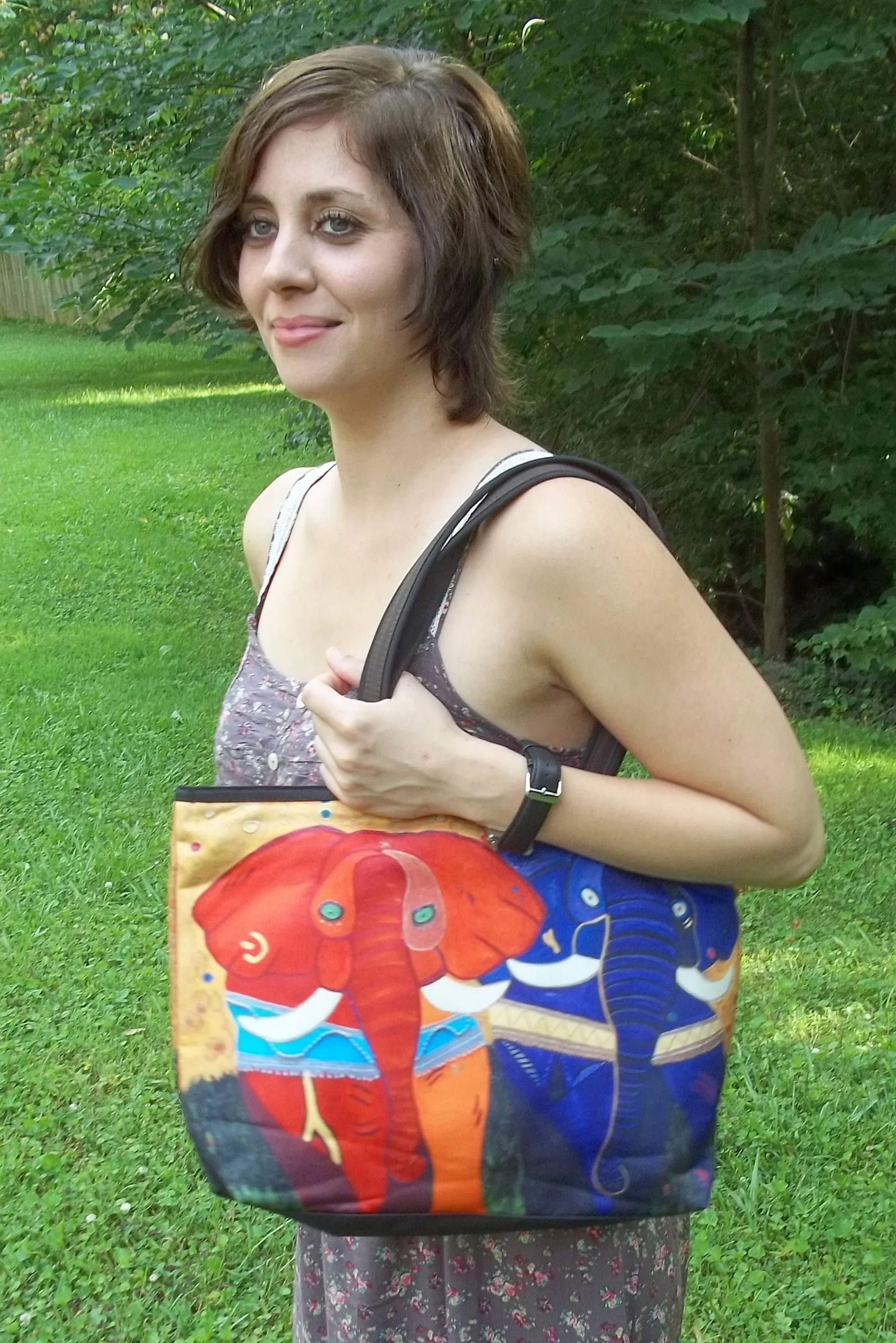 Elephant Purrfect Tote - Pride