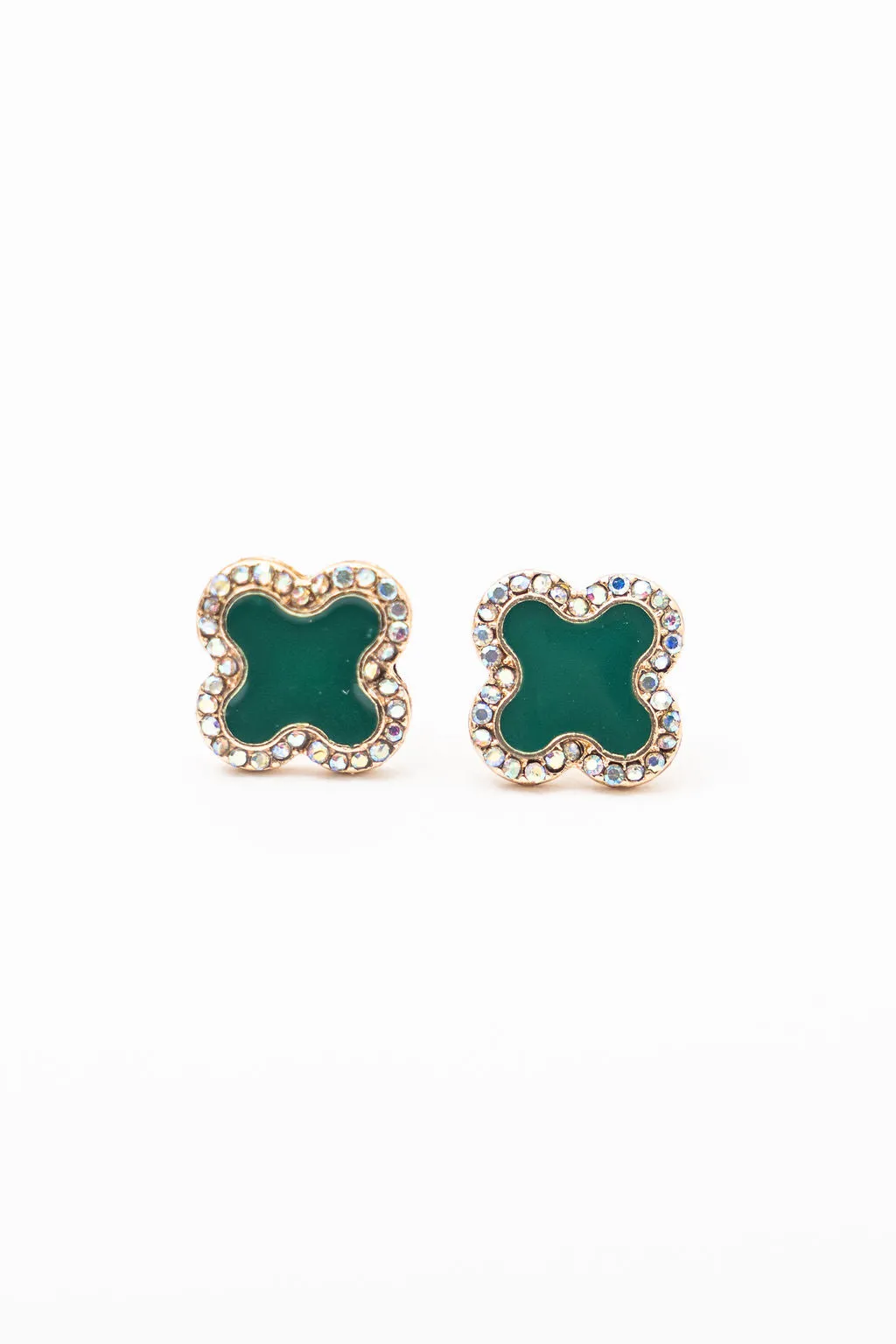 Elevated Quatrefoil Stud Earrings