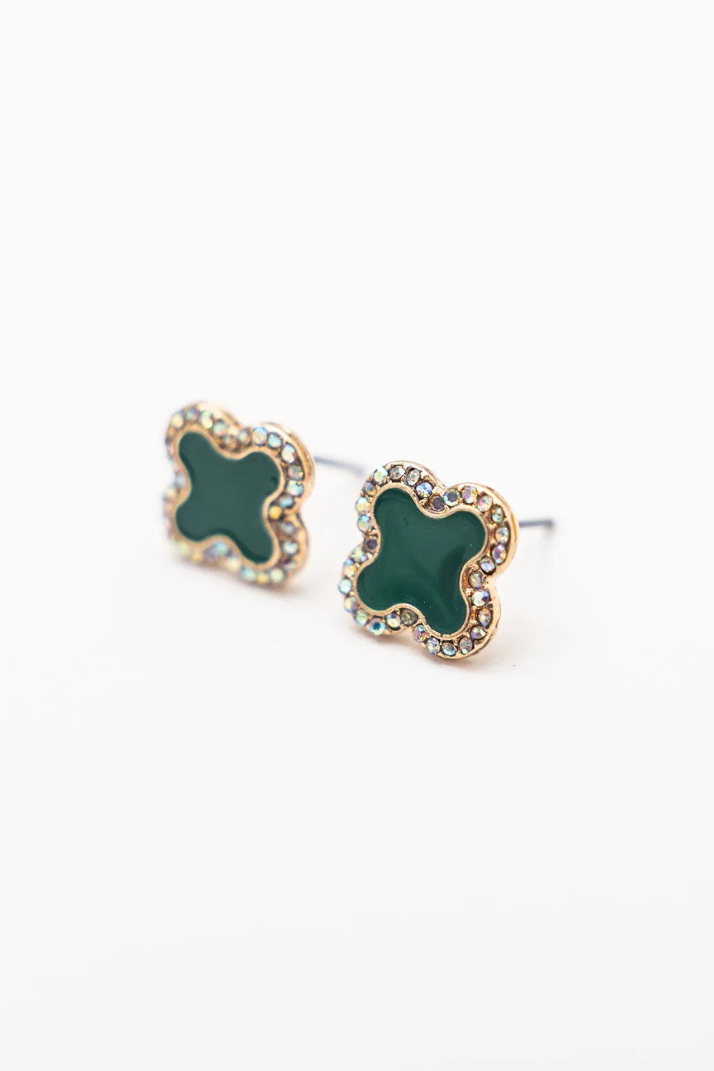 Elevated Quatrefoil Stud Earrings