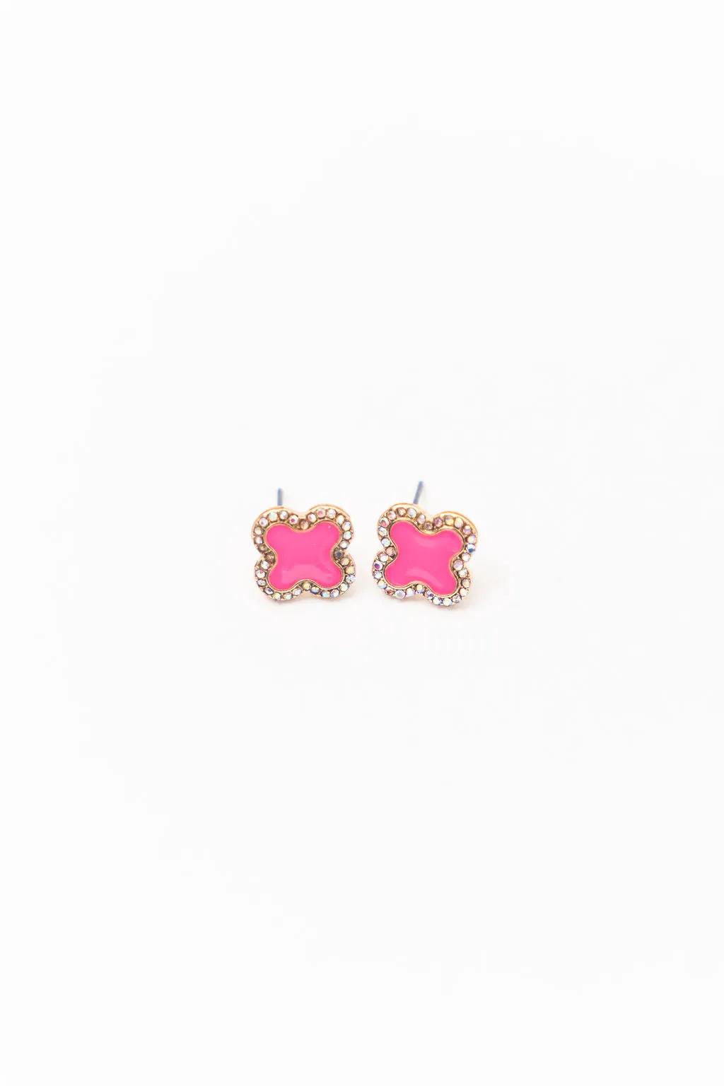 Elevated Quatrefoil Stud Earrings