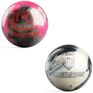 ELITE Alien Revolution & Predator XMax Bowling Balls (2 Ball Bundle)