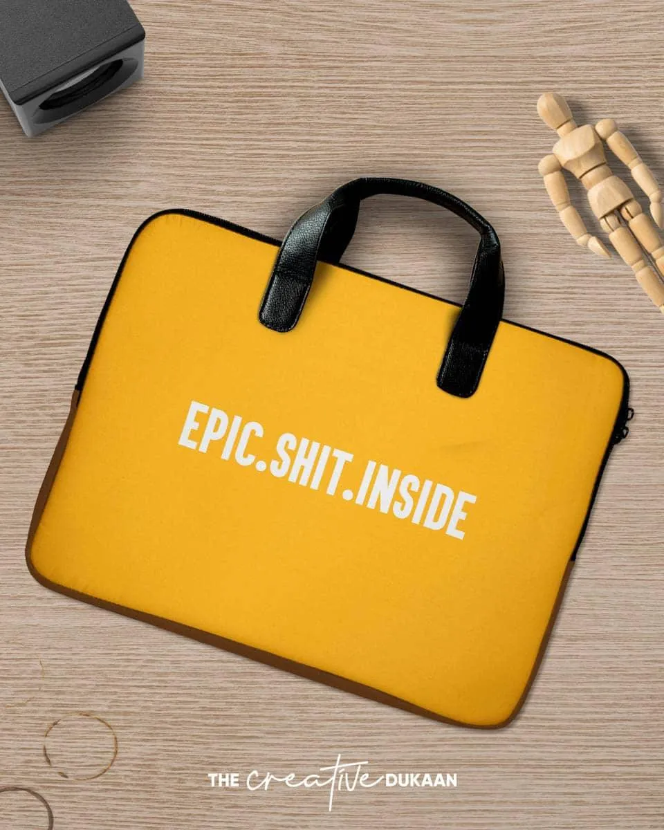 Epic Shit Inside - Cool Laptop Pouch Bag