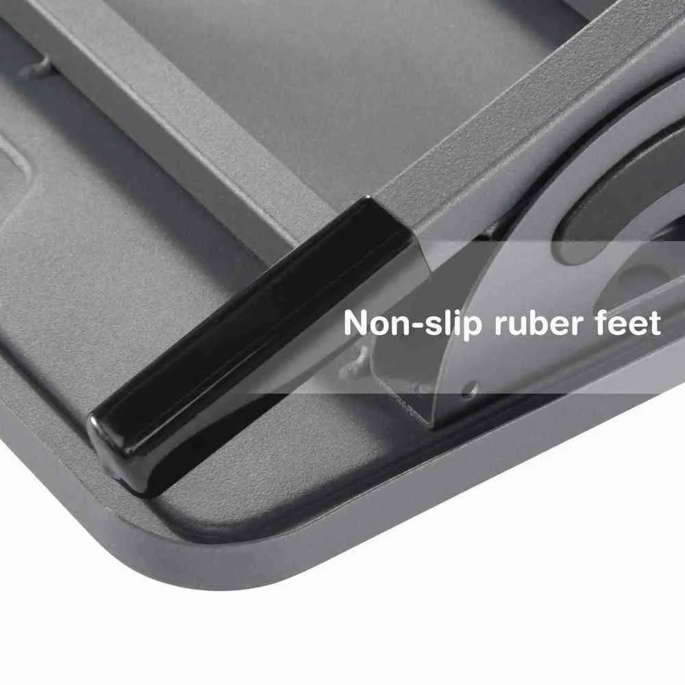 Eureka Ergonomic Black & Gray Height-Adjustable Under Desk Foot Rest DSN-03048