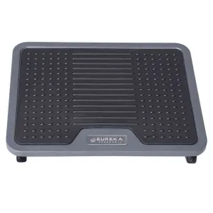Eureka Ergonomic Black & Gray Height-Adjustable Under Desk Foot Rest DSN-03048