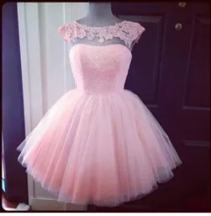 FASHION HOT PINK SHINING LACE DRESS