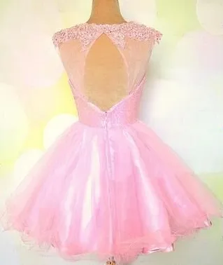 FASHION HOT PINK SHINING LACE DRESS