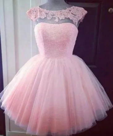 FASHION HOT PINK SHINING LACE DRESS