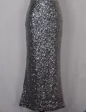 FASHION SHINING SEQUINS SILVER HOT DRESS