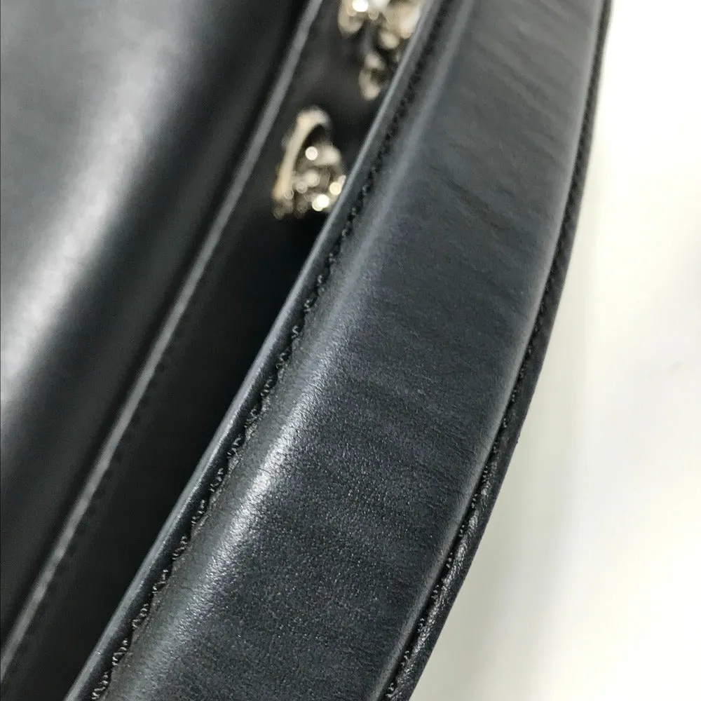 FENDI Backpack 8BZ042 leather black Bag to school Women Used