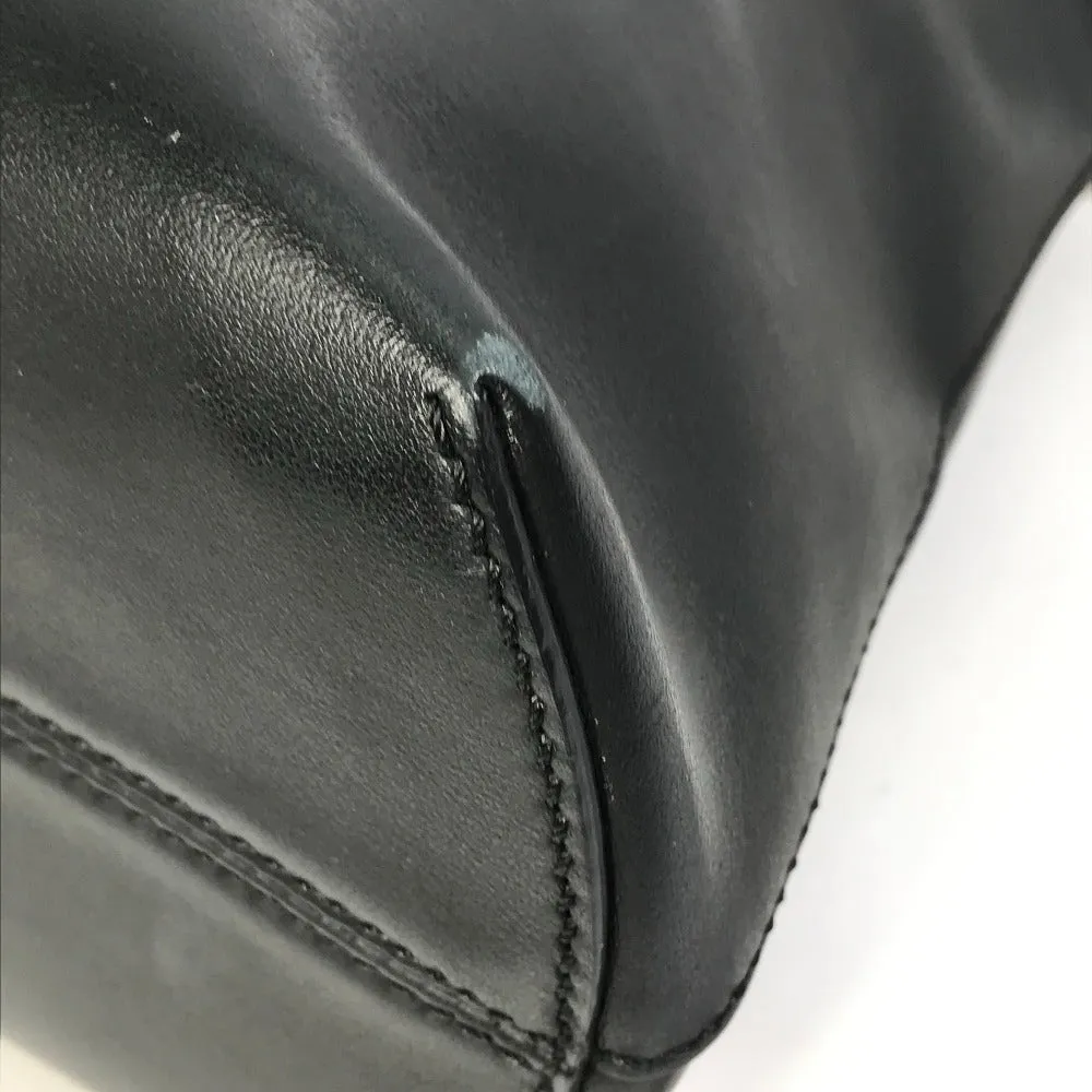 FENDI Backpack 8BZ042 leather black Bag to school Women Used