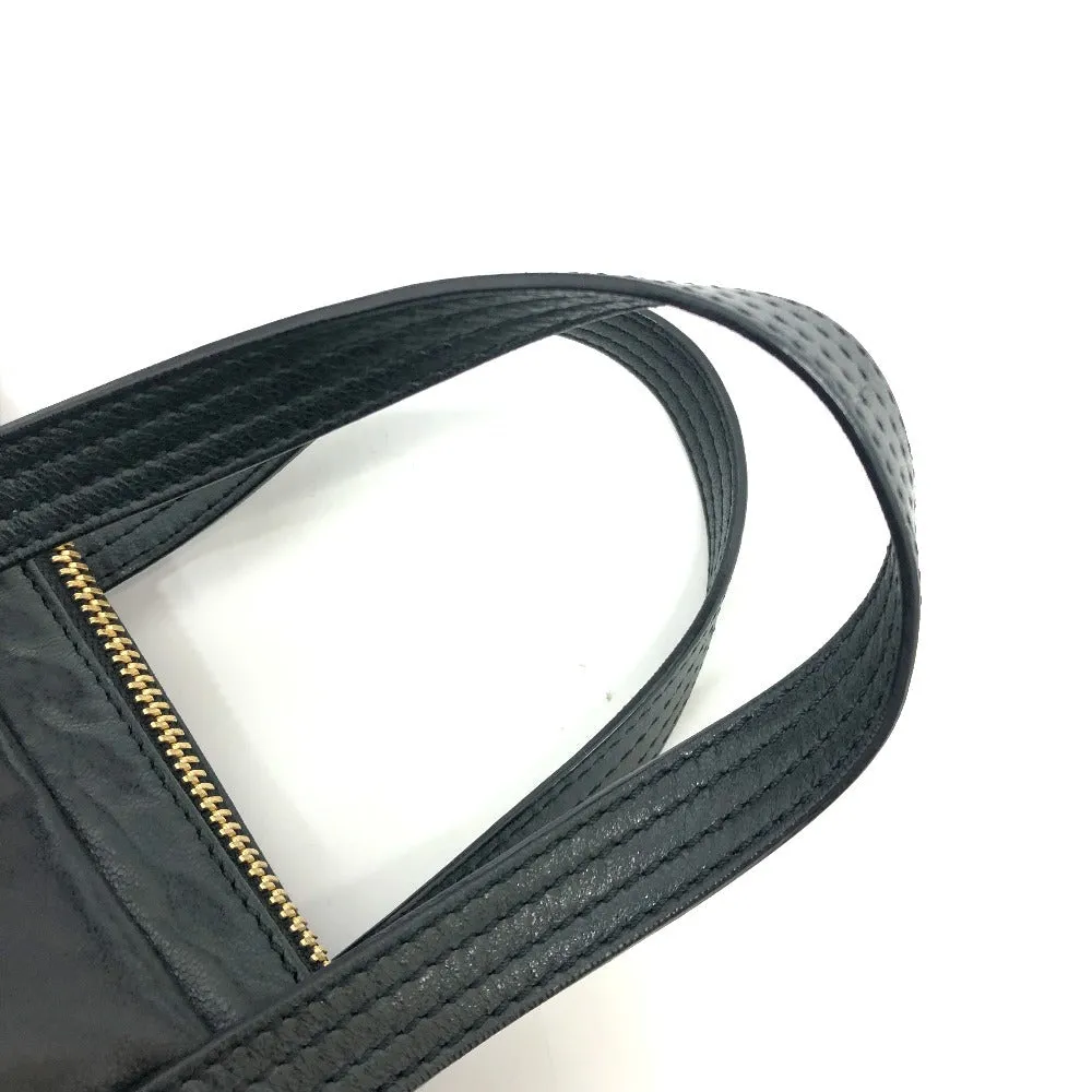 FENDI Business bag 8BT177 leather black Zip It mens Used