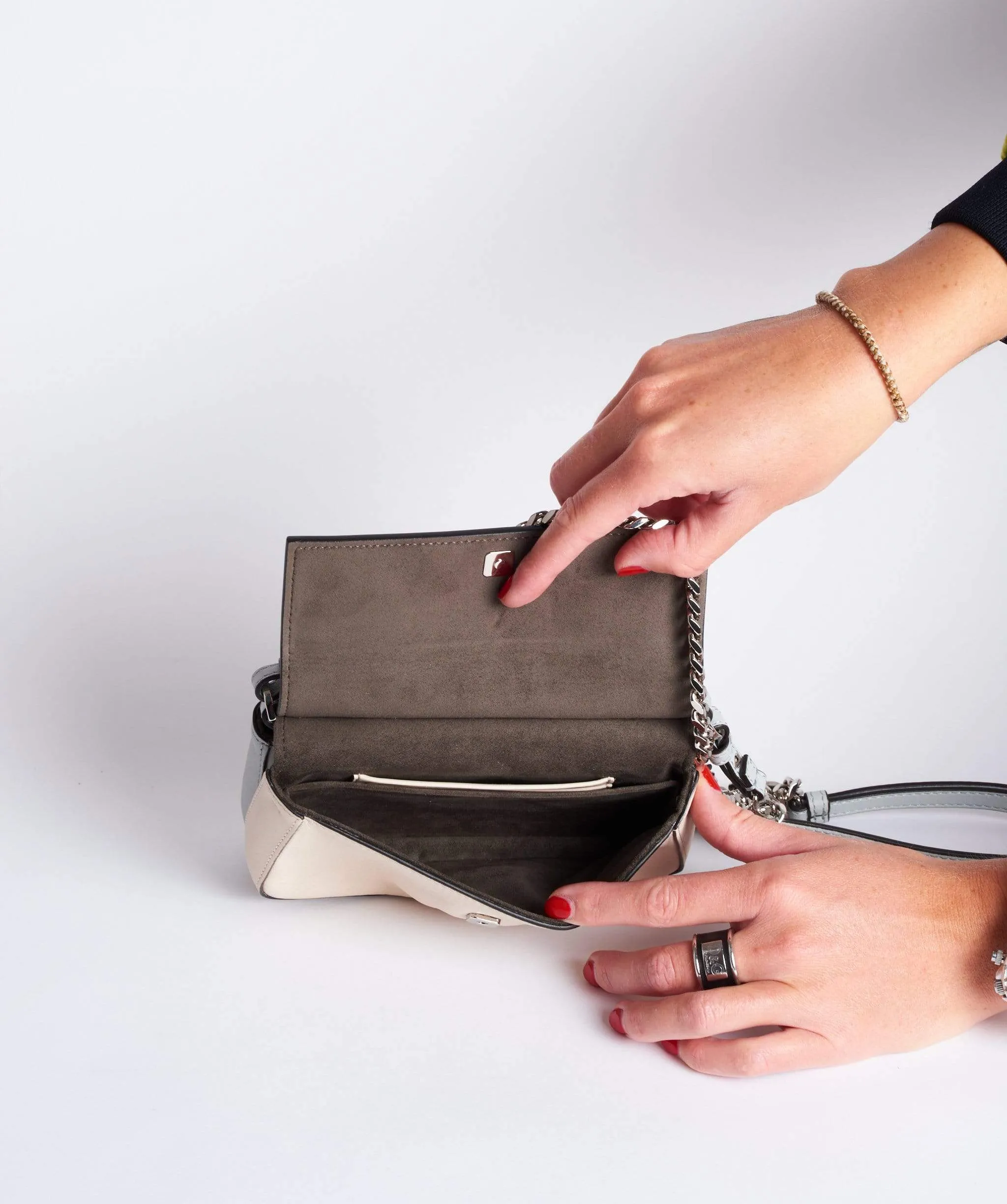Fendi double baguette bag