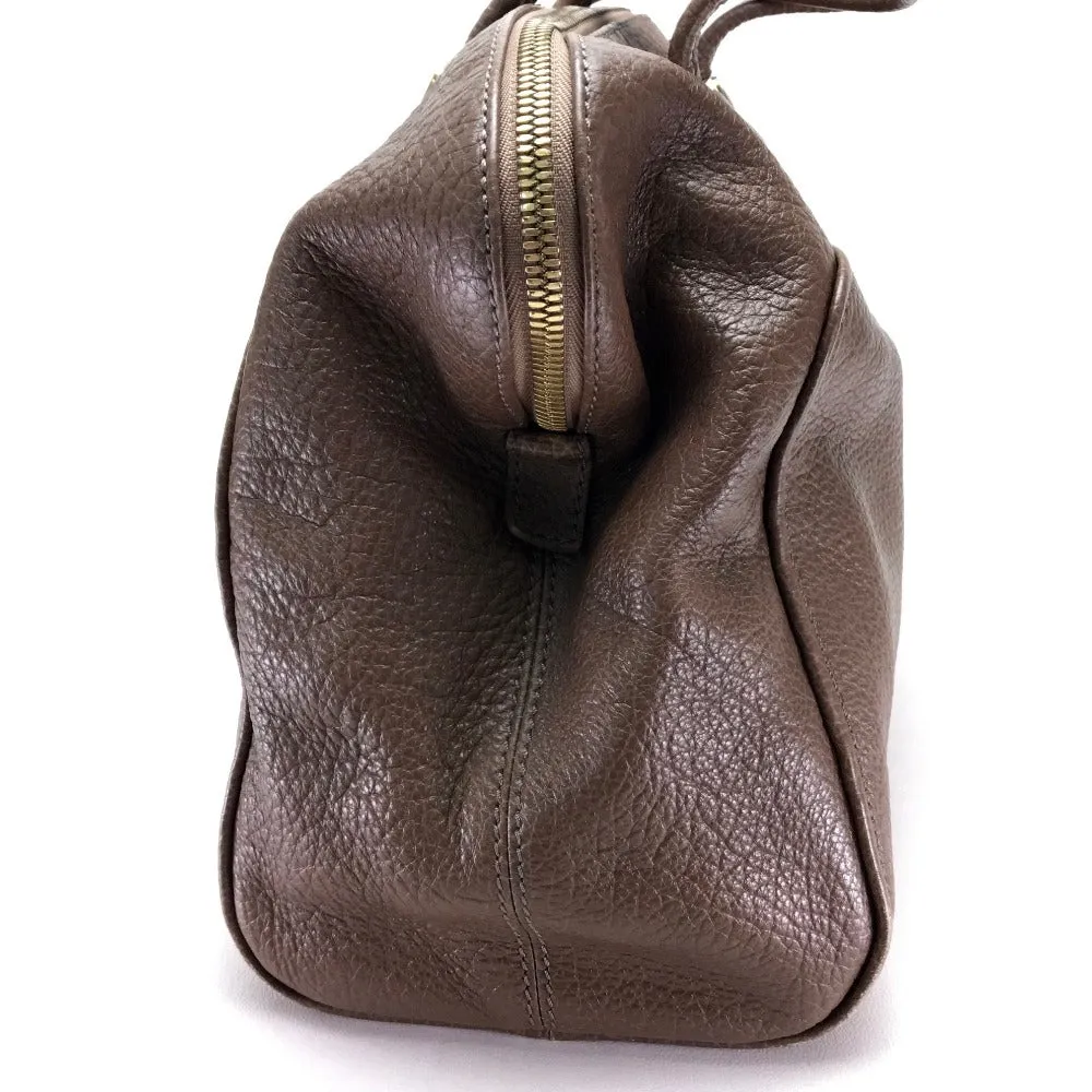 FENDI Handbag 8BL110 leather Brown Men's Women chameleon unisex(Unisex) Used