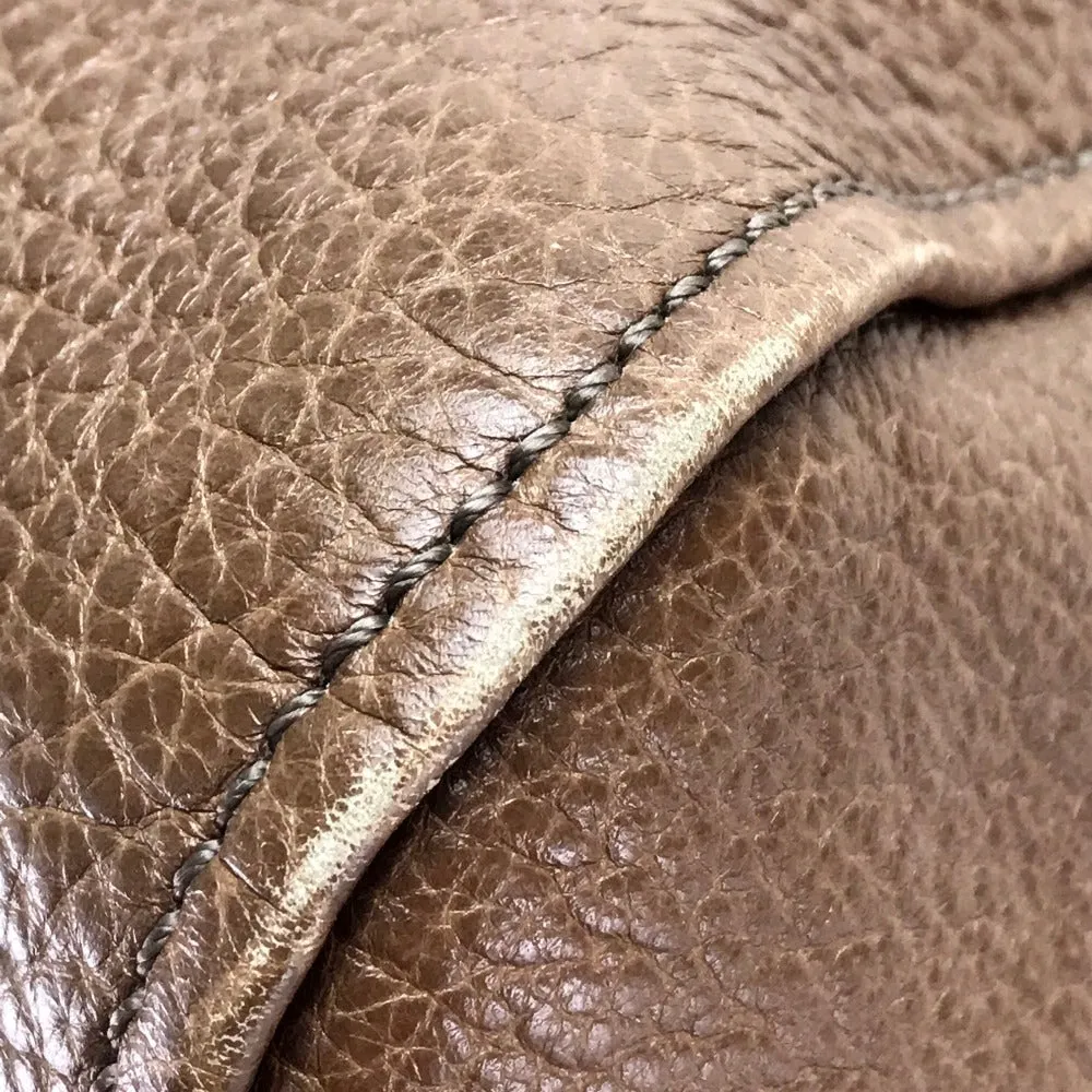 FENDI Handbag 8BL110 leather Brown Men's Women chameleon unisex(Unisex) Used
