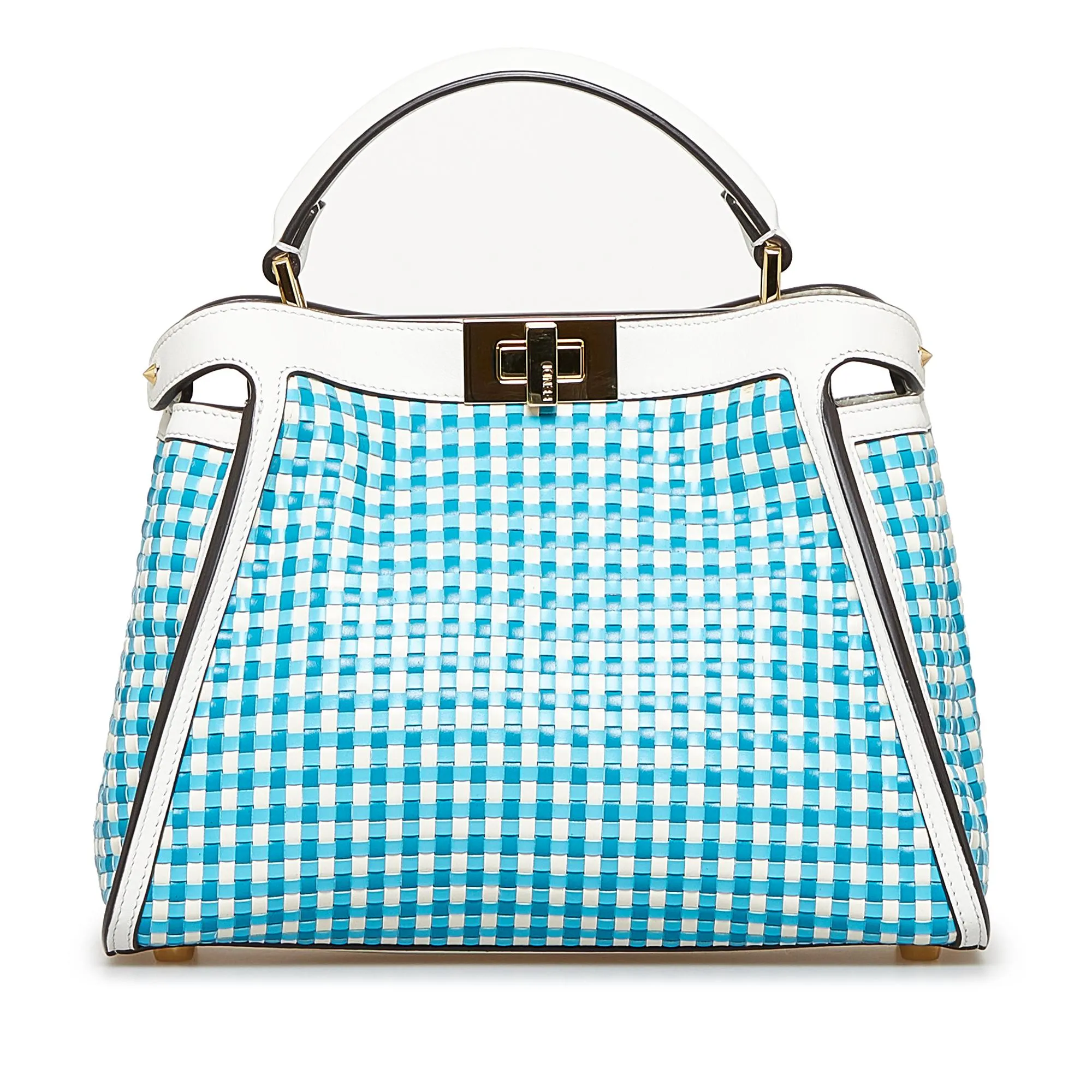 Fendi Woven Peekaboo Satchel (SHG-I4IFas)