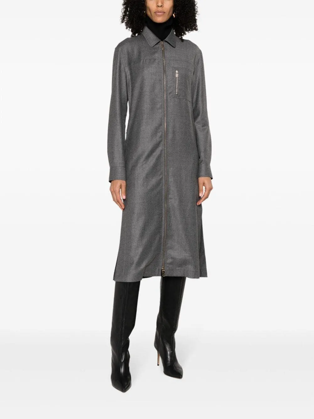 FENDI Zip Front Mini Dress for Women