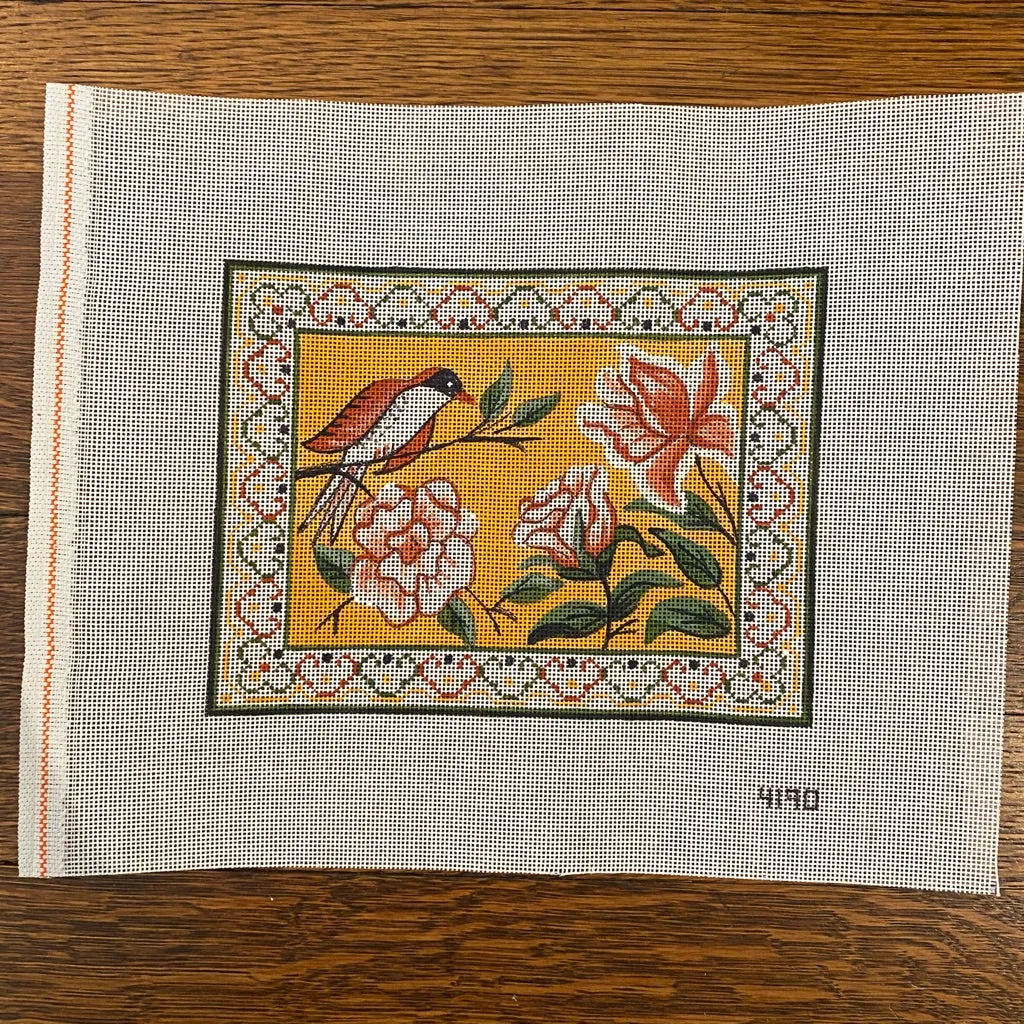 Finch and Flower Mah Jongg Canvas