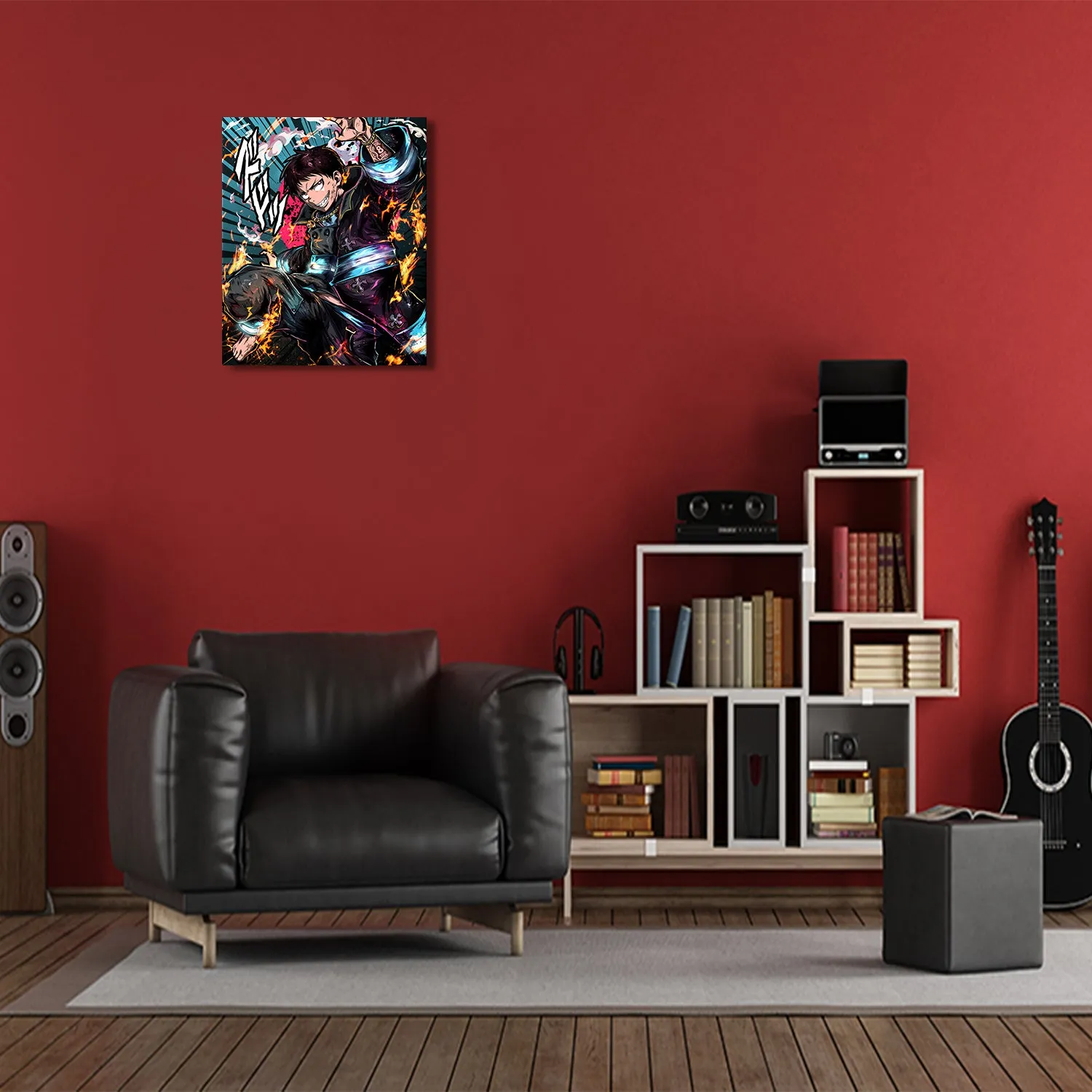 Fire Master Canvas Wall Art