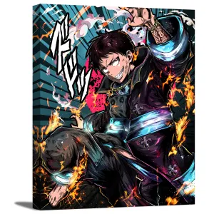 Fire Master Canvas Wall Art
