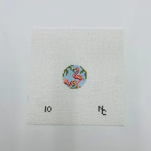 Flamingo Twins Key Fob Insert Canvas