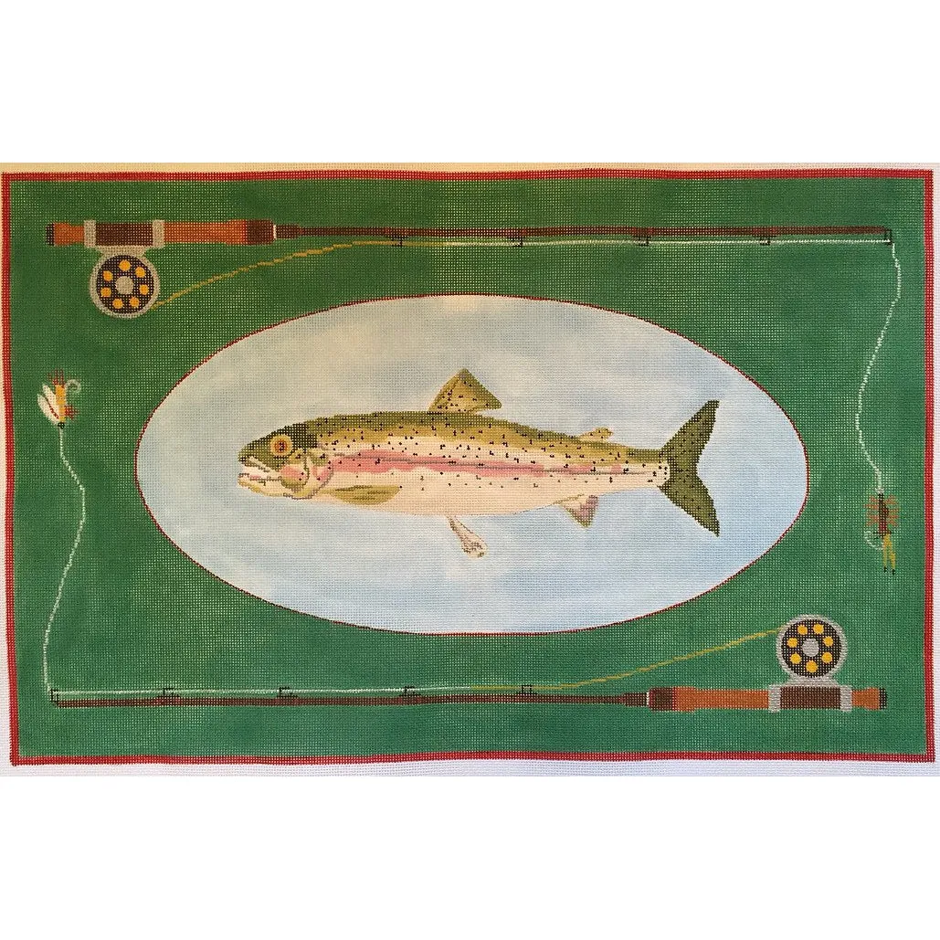 Fly Fishing Rainbow Trout Canvas